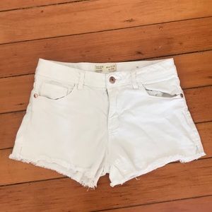 Zara Girls white shorts